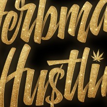 Herbman Hustlin. Lettering, Logo Design, 3D Lettering, H, and Lettering project by Eduardo Morgan - 01.08.2021