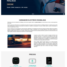 Web de Cargador Electrico. Design, and HTML project by Antonio Gonzalez - 01.08.2021