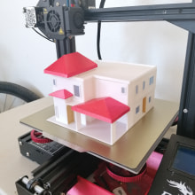 Mi casa con la Ender3 Pro. 3D Design projeto de Carlos Villamil - 13.01.2021