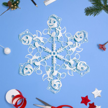 SNOWFLAKES- NICK JR. Art Direction, Paper Craft, and Commercial Photograph project by noelia lozano cardanha - 01.13.2021