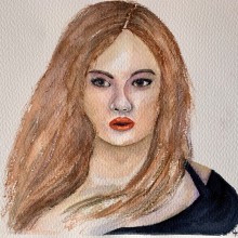Finished project for Portraiture from photograph in Watercolour . Un proyecto de Pintura a la acuarela de Helen Howell - 16.01.2021