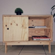 Mi Proyecto del curso: Diseño y construcción de muebles para principiantes. Architecture, and Woodworking project by Luis Guzman - 01.17.2021