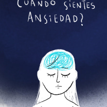 ¿Qué sientes cuando sientes ansiedad?. Ilustração tradicional, Animação, Comic, e Animação 2D projeto de Sara Caballería - 18.01.2021
