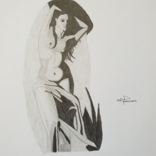 Mi Proyecto del curso: Dibujo realista de la figura humana. Pencil Drawing project by María del Carmen Torres Rico - 01.18.2021
