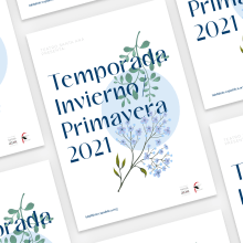Temporada Invierno - Primavera / Teatro Santa Ana. Art Direction, Br, ing, Identit, and Graphic Design project by Carlos De Santiago - 01.04.2021