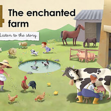The enchanted farm. (La granja encantada). Education, Children's Illustration, and Editorial Illustration project by Carmen Marcos - 01.19.2012