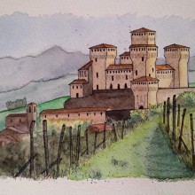 Watercolors sketch. Sketching, and Watercolor Painting project by Michele Andreoli - 01.20.2021