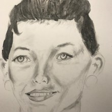 My project in Realistic Portrait with Graphite Pencil course. Un proyecto de Dibujo de Kristal Martin - 20.01.2021
