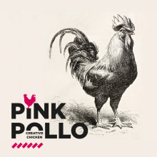 Pink Pollo, creative chicken. Br, ing, Identit, Graphic Design, Interior Design, and Packaging project by Berta Hernández - 06.20.2016
