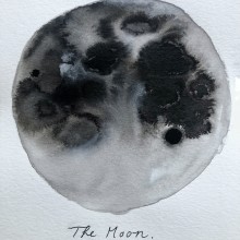 Moon stuff. Un proyecto de Pintura a la acuarela de Audrey Normand - 22.01.2021