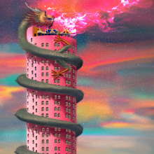 Dragon Temple. Concept Art project by Deren Umit - 01.25.2021