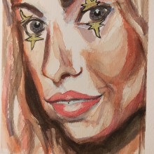 My project in Artistic Portrait with Watercolors course. Un proyecto de Pintura a la acuarela de Tommy S - 26.01.2021
