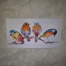 Mi Proyecto del curso: Acuarela artística para ilustración de aves. Un proyecto de Bellas Artes de indiraonate - 27.01.2021