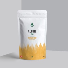 Alpine Tea packaging. Packaging project by Diana Creativa - 01.28.2021