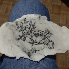Mi Proyecto del curso: Tatuaje botánico con puntillismo. Un proyecto de Diseño de tatuajes de isragarciahdez - 28.01.2021