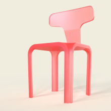 Lucid chair. Un proyecto de Diseño, 3D, Diseño, creación de muebles					, Diseño industrial, Diseño de producto y Diseño 3D de Mauricio Ercoli - 29.01.2021