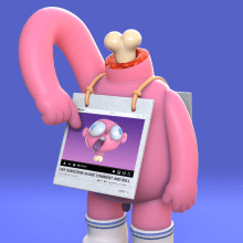 Life as an advertisment. Un proyecto de Ilustración tradicional, 3D, Diseño de personajes, Redes Sociales, Animación de personajes, Animación 3D, Ilustración digital, Modelado 3D, Diseño de personajes 3D, Instagram, Humor gráfico e Ilustración editorial de zinkete - 03.02.2021