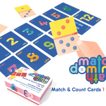 Match Domino Math. Un proyecto de Br, ing e Identidad, Educación, Diseño gráfico, Diseño de producto, Diseño de juguetes y Creatividad de Magimo Studio - 26.08.2019