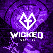 Wicked Graphics | Marca textil skater. Un proyecto de Br, ing e Identidad, Diseño gráfico y Serigrafía de Jennifer González González - 08.02.2021
