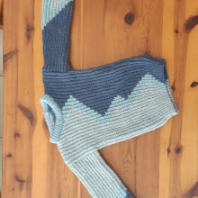 Mi Proyecto del curso: Crochet: crea prendas con una sola aguja. Un proyecto de Crochet de Montse - 09.02.2021
