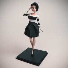 Modelado de personaje Cartoon. Un proyecto de Modelado 3D y Diseño de personajes 3D de David López - 11.02.2021