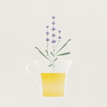 Botanics & tea. Un proyecto de Ilustración digital e Ilustración botánica de Carmen DM - 02.07.2020