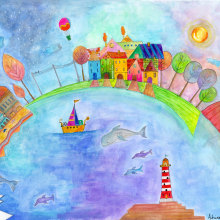 Paseo Ein Projekt aus dem Bereich Traditionelle Illustration und Kinderillustration von Adriana Isabel Figueroa Mañas - 14.02.2021