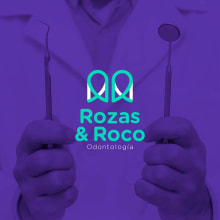 Rozas&Roco Odontología: Creación de un logotipo original desde cero. Design, Advertising, Br, ing, Identit, Graphic Design, Creativit, Logo Design, and Communication project by Jose Mendez - 07.04.2020