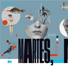 Mi Proyecto del curso: Collage digital para medios editoriales. Design project by Carolina Pedreros mendez - 02.18.2021