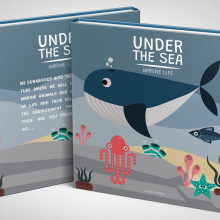LIBRO INFANTIL "UNDER THE SEA" by lafifi. Un proyecto de Diseño gráfico de lafifi _ design - 24.02.2021