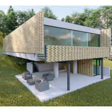 Mi Proyecto del curso: Diseño y modelado arquitectónico 3D con Revit. Un proyecto de Arquitectura, Arquitectura interior y Arquitectura digital de Felipe Andrés Romero Palacios - 25.02.2021