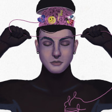 Psychology. Un projet de Illustration numérique et Illustration de portrait de Jose Angel Canabal Delgado - 26.02.2021
