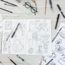 Mi Proyecto del curso: Sketchbook para coleccionar ideas ilustradas. Un progetto di Disegno a matita e Illustrazione digitale di Catalina Bu - 01.12.2020