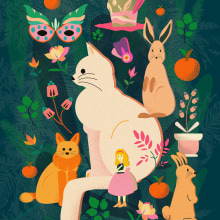 My project in Stylized Vector Illustration with Color and Character course. Un progetto di Illustrazione digitale di Kitty Wong - 27.02.2021