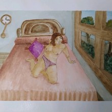 Mi Proyecto del curso: Introducción al dibujo artístico de la figura humana. Un proyecto de Pintura a la acuarela de adrianaeres94 - 28.02.2021
