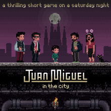 Proyecto final: Videojuego Juan Miguel in the City. Animação de personagens, Videogames, Pixel Art, e Desenvolvimento de videogames projeto de Jaime - 28.02.2021