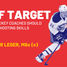 OFF TARGET: How hockey shooting skills should be taught. Un proyecto de Diseño de la información y Diseño digital de Taylor Leger - 28.02.2021