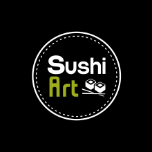 SUSHI ART I Rediseño de logo. Een project van  Br, ing en identiteit y Grafisch ontwerp van Melina Picco - 20.02.2018