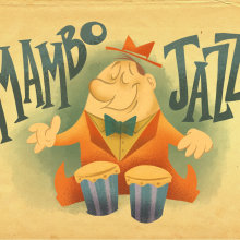 Mambo Jazz! . Un proyecto de Dibujo e Ilustración digital de Ed Vill - 03.03.2021