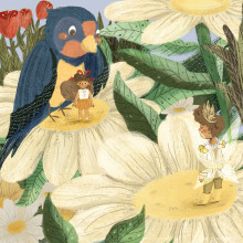 Meu projeto do curso: Histórias infantis ilustradas: personagens e cenários. Traditional illustration project by Louise Rosa - 03.05.2021