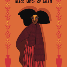 My project in Book Cover Illustration: I, Tituba. Black Witch of Salem. Ilustração tradicional, Ilustração digital e Ilustração editorial projeto de virginiaelenapatrone - 05.03.2021