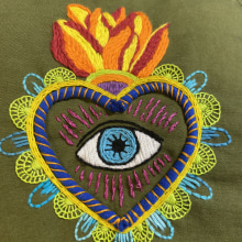 Mi Proyecto del curso: Bordado creativo: revolución a puntadas. Embroider project by Rebeca Río Lucio - 03.06.2021
