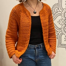 Mi primera chaqueta top down. Un proyecto de Crochet de Belén Tralará - 07.03.2021