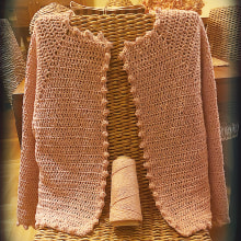 Mi Proyecto del curso:  Top-down: prendas a crochet de una sola pieza. Crochet project by tutisancho1 - 03.09.2021