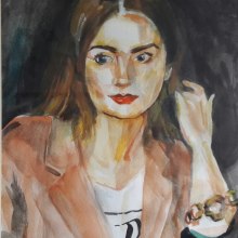 Portraitbilder in Acryl. Un proyecto de Pintura a la acuarela, Pintura acrílica y Brush Painting de Jenny Gebauer - 09.03.2021