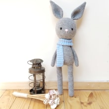 Amigurumi - Conejo  Ein Projekt aus dem Bereich H, werk, Art To und Crochet von Natalie Manqui Manfé - 10.03.2021
