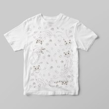 Blanket of furry kitties. Ilustração tradicional, Br, ing e Identidade, e Design de produtos projeto de Aida Moya - 10.03.2021