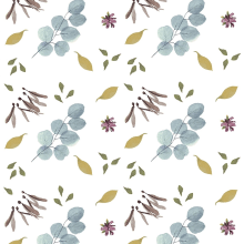 My project in Creating Patterns Using Watercolor course. Pattern Design project by Mineke Reinders - 03.10.2021