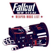 Fallout New Vegas Weapon Mods List. Un proyecto de Diseño de la información de Carlos Enrique Jauregui Camacho - 25.11.2012