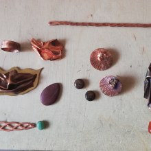 Latón - joyas varias. Jewelr, and Design project by Tanya Ivanova - 03.11.2021